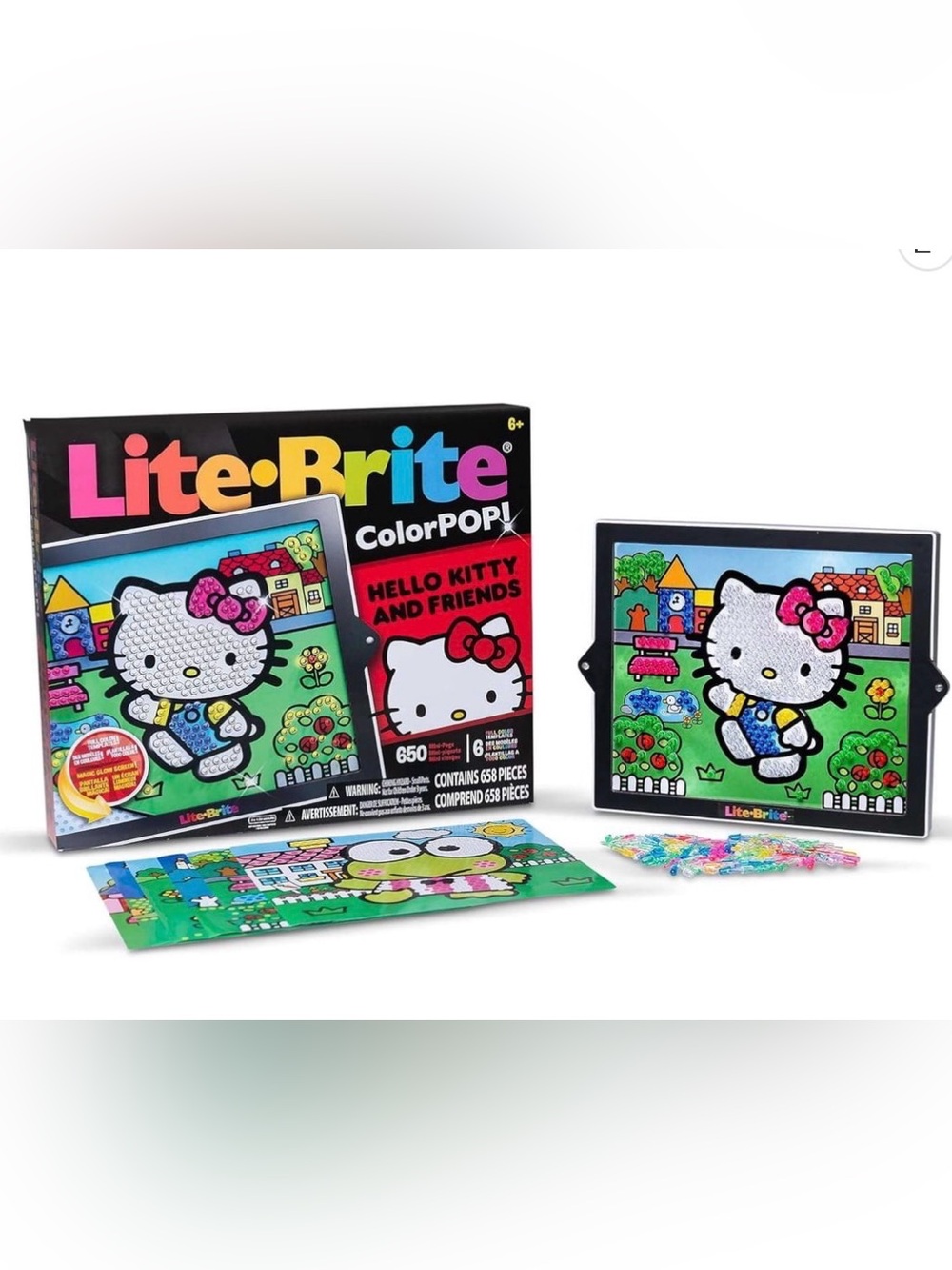 Lite-Brite Color Pop! Hello Kitty Edition